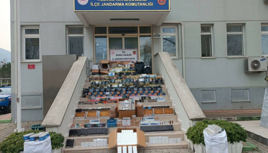 Bursa’da jandarma kaçakçılara göz açtırmıyor