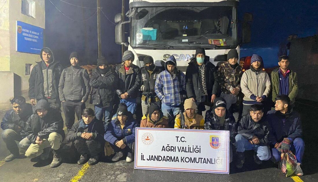 19 kaçak göçmen yakalandı