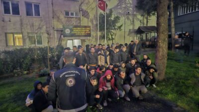 Bursa’da göçmenlere operasyon