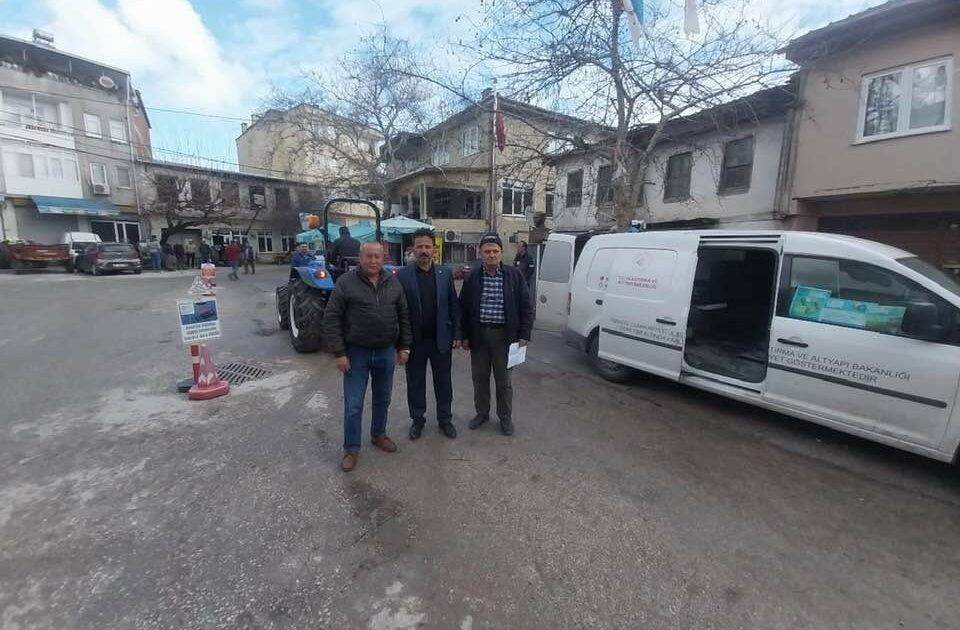 Bursa’da traktör sahiplerine muayene hizmeti
