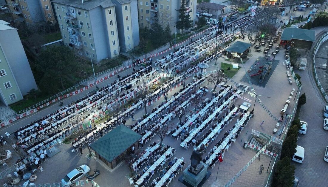 Kestel Belediyesi’nden 6 bin kişilik sokak iftarı