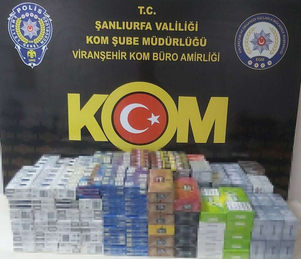 Binlerce paket kaçak sigara ele geçirildi