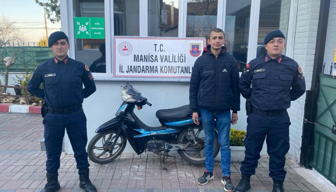 Jandarmanın sorguladığı motosiklet çalıntı çıktı