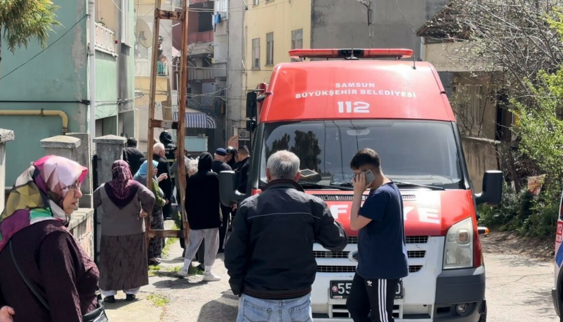 Samsun’da depo yangını