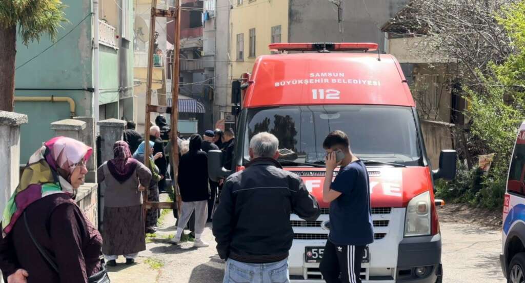 Samsun’da depo yangını