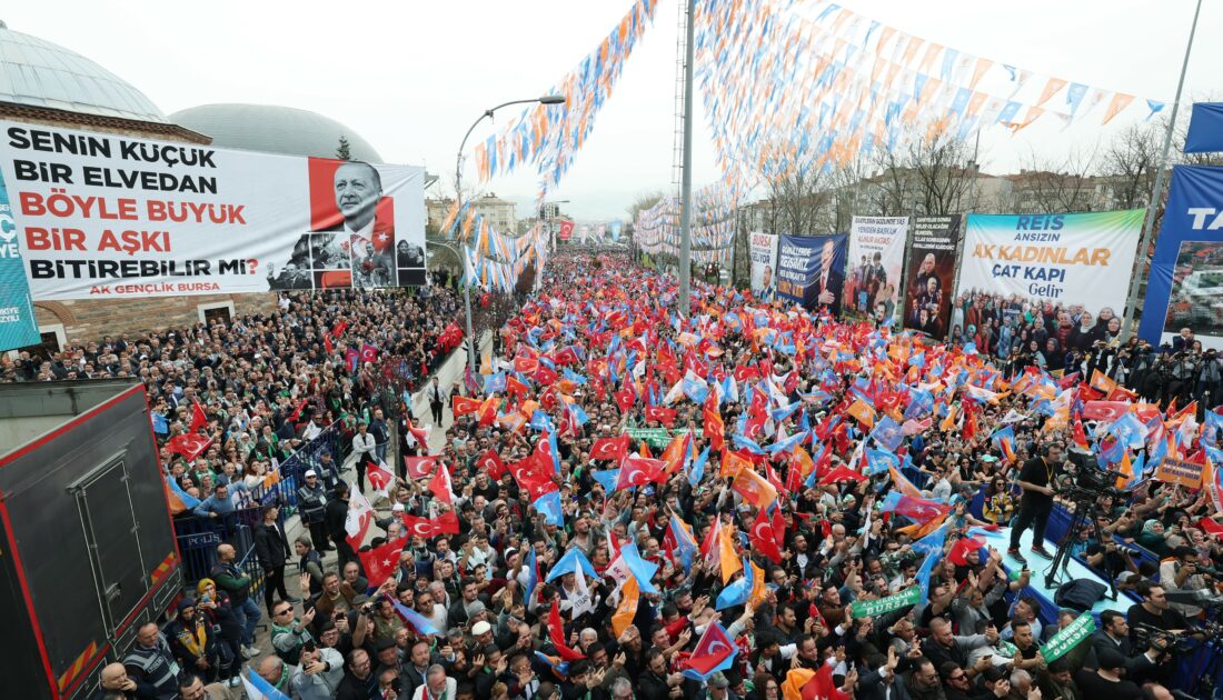 Cumhurbaşkanı Erdoğan’a Bursa morali