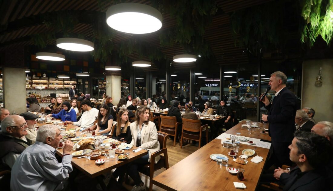 İnegöl’ün geçmişi ile geleceği aynı iftarda buluştu