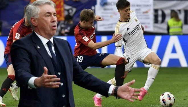 Arda Güler yılın golünü atıyordu: Orta sahadan çektiği şut direkten döndü