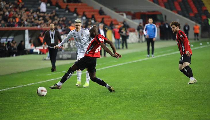 Beşiktaş, Gaziantep’te 3 puan bıraktı