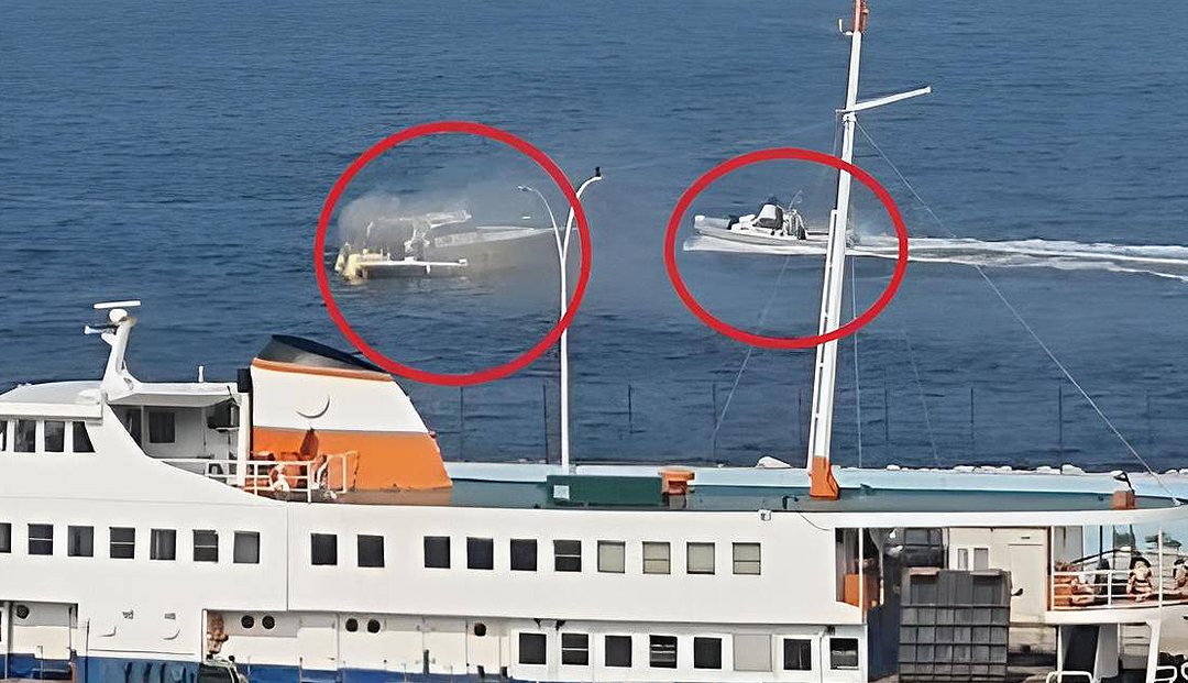 Bursa’da korkutan yangın: Teknedekileri deniz polisi kurtardı