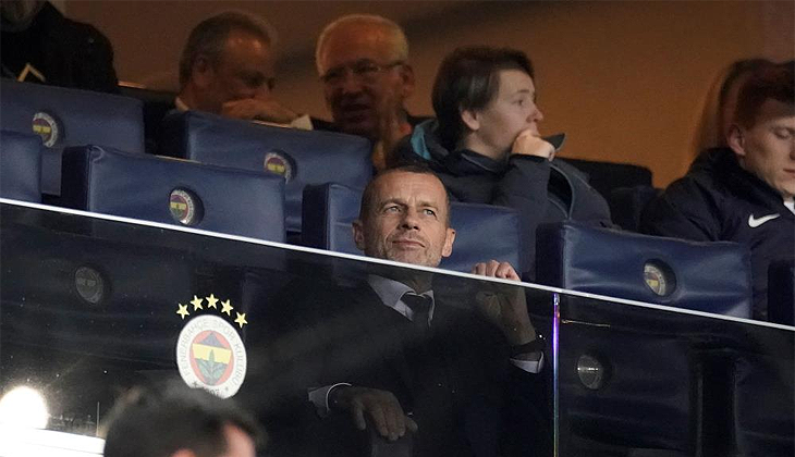 UEFA Başkanı, Fenerbahçe – Union SG maçını takip etti
