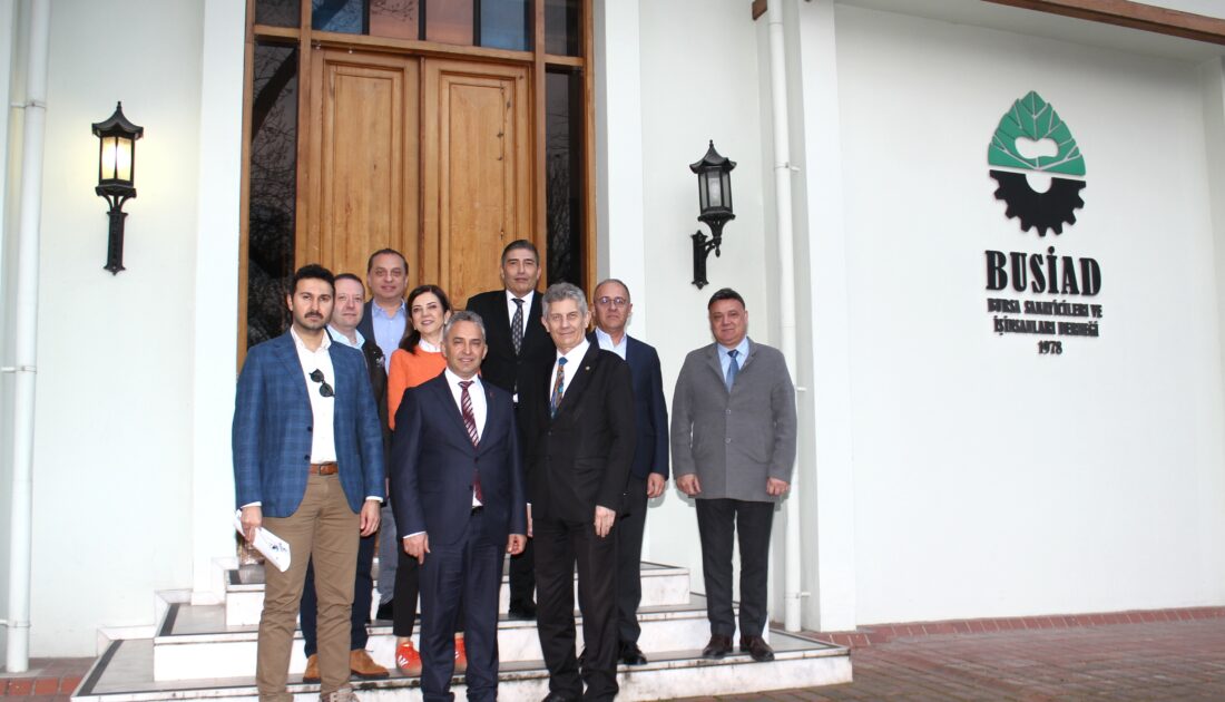Zafer Partisi Büyükşehir Adayı Kazancı’dan BUSİAD’a ziyaret