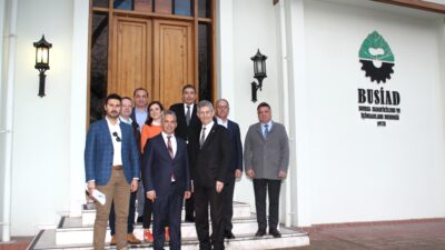 Zafer Partisi Büyükşehir Adayı Kazancı’dan BUSİAD’a ziyaret