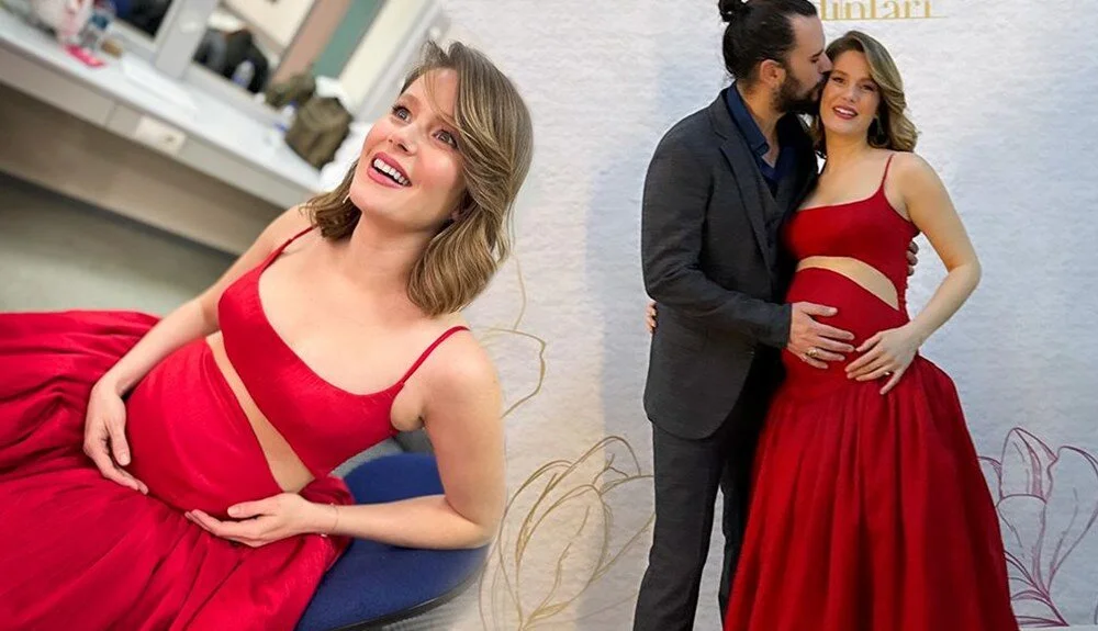 Burcu Biricik’ten hamilelik pozları