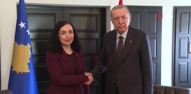 Erdoğan, Kosova Cumhurbaşkanı ile görüştü Erdoğan, Kosova Cumhurbaşkanı ile görüştü