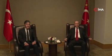Erdoğan, Barzani ile görüştü