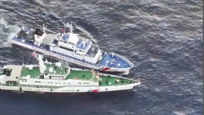 Filipinler ile Çin sahil güvenlik gemileri çarpıştı