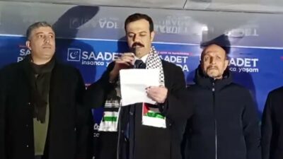 Saadet’in Bursa Büyükşehir Adayı Akkaya’dan Aktaş’a ‘İsrail’ şartı: Adaylıktan çekilelim