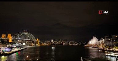 Sidney Opera Binası 1 saatliğine karanlığa büründü