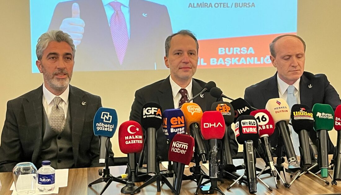 YRP lideri Erbakan Bursa’da: Yüzde 20’nin üzerinde oy alacağız!