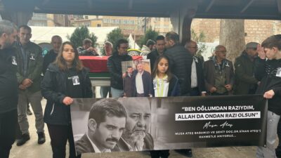 Sinan Ateş’in babası Musa Ateş’e son görev