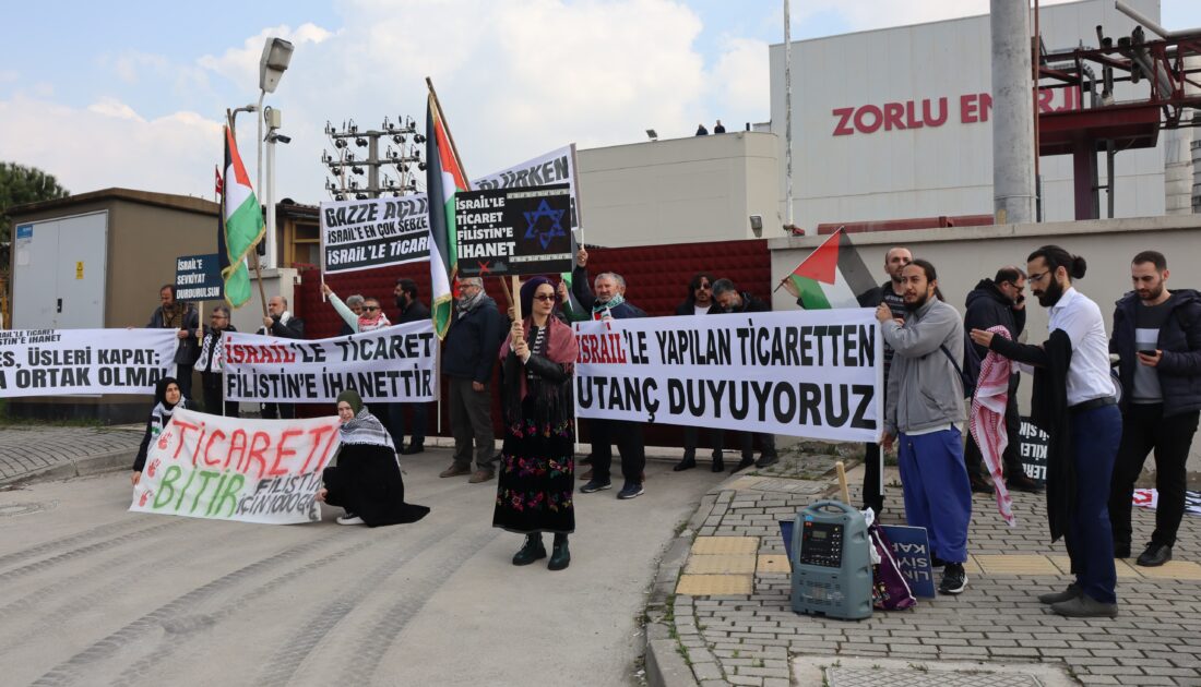 Bursa’da İsrail ile ticaret yapanları ifşa eylemi!