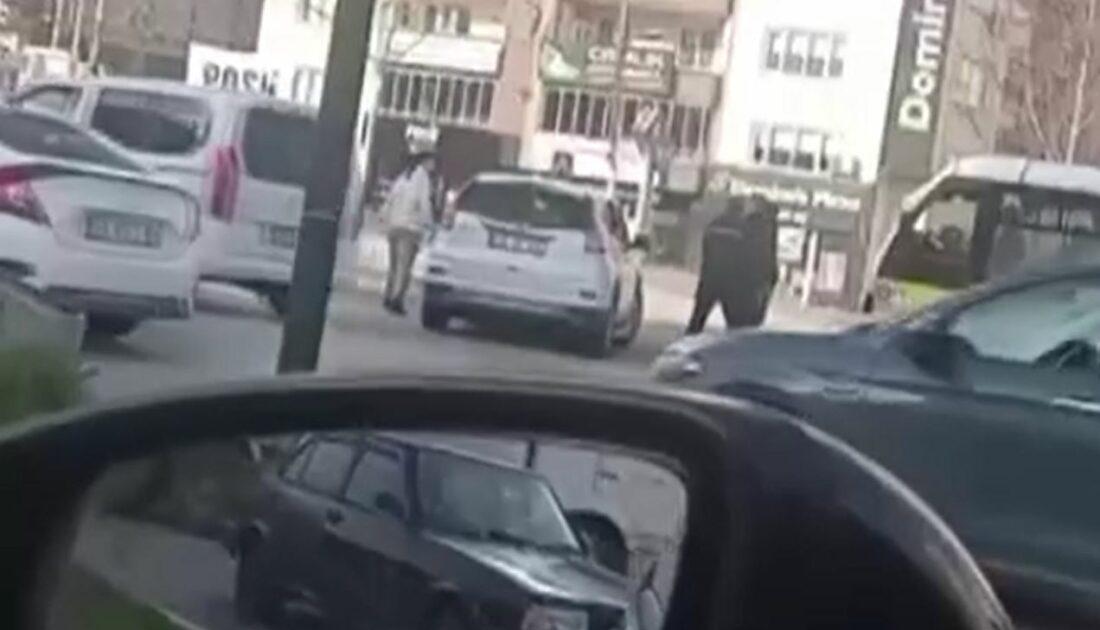 Bursa trafiğinde kavga!