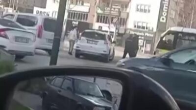 Bursa trafiğinde kavga!