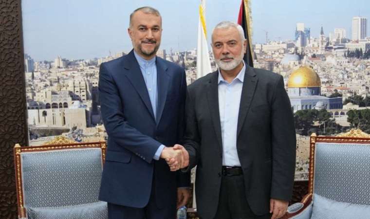 Hamas Lideri Haniye, İran Dışişleri Bakanı Abdullahiyan ile görüştü