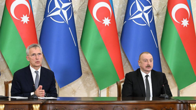 Aliyev, NATO Genel Sekreteri Stoltenberg’i kabul etti