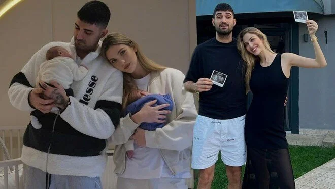 İdo Tatlıses eşi ve ikiz oğullarını fotoğrafladı