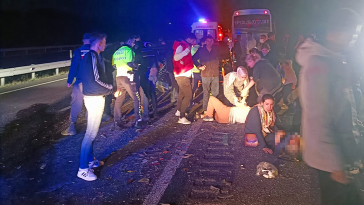Eskişehir’de zincirleme kaza… Çok sayıda taraftar yaralandı!