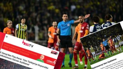 Halk TV, Galatasaray’ın yapmadığı açıklamayı haberleştirdi
