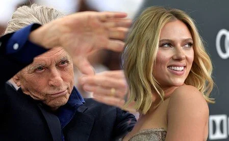 Michael Douglas ve Scarlett Johansson akraba çıktı