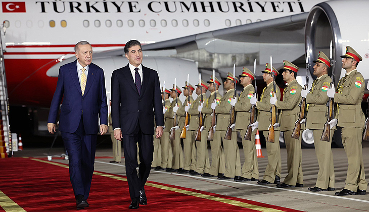 Cumhurbaşkanı Erdoğan Erbil’de