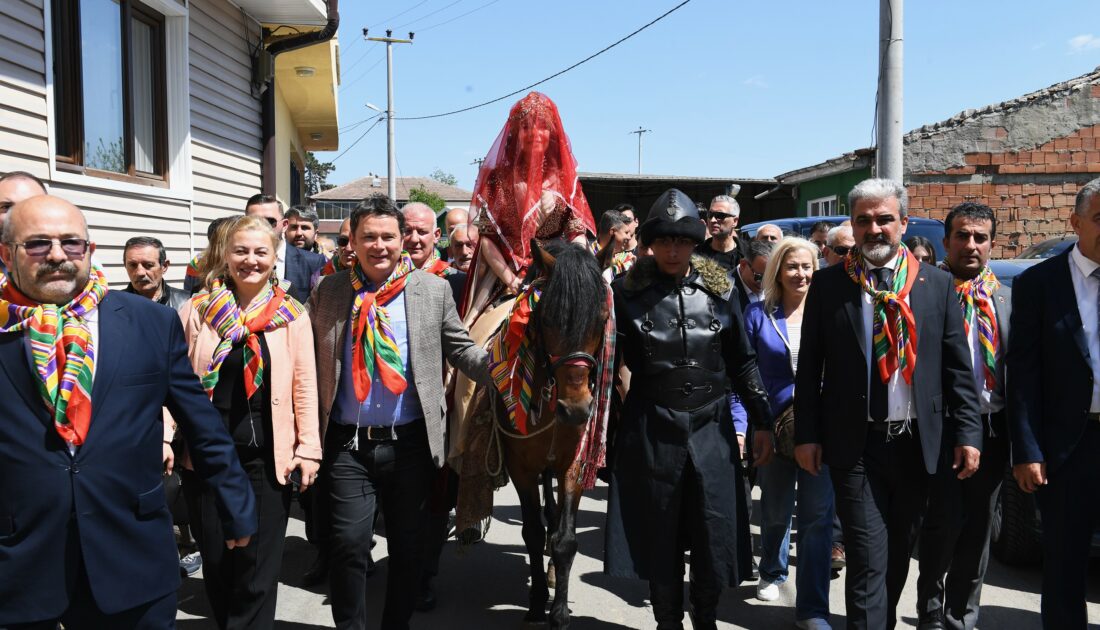 Bin yıllık ‘köy düğünü’ geleneği Osmangazi’de yaşatıldı