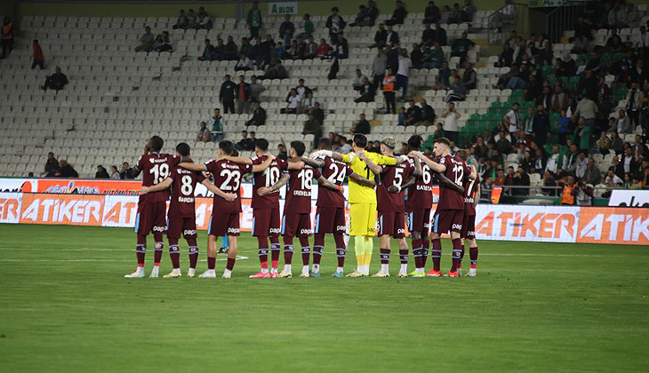 Trabzonspor’dan 1 dakikalık protesto