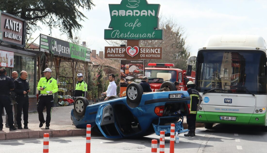 Kazadan burunları bile kanamadan çıktılar