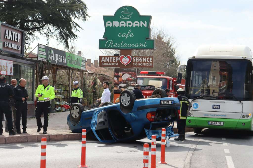 Kazadan burunları bile kanamadan çıktılar