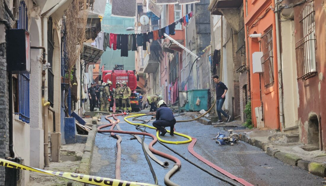 Beyoğlu’nda yangında can pazarı