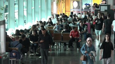 Bursa Otobüs Terminalinde bayram yoğunluğu
