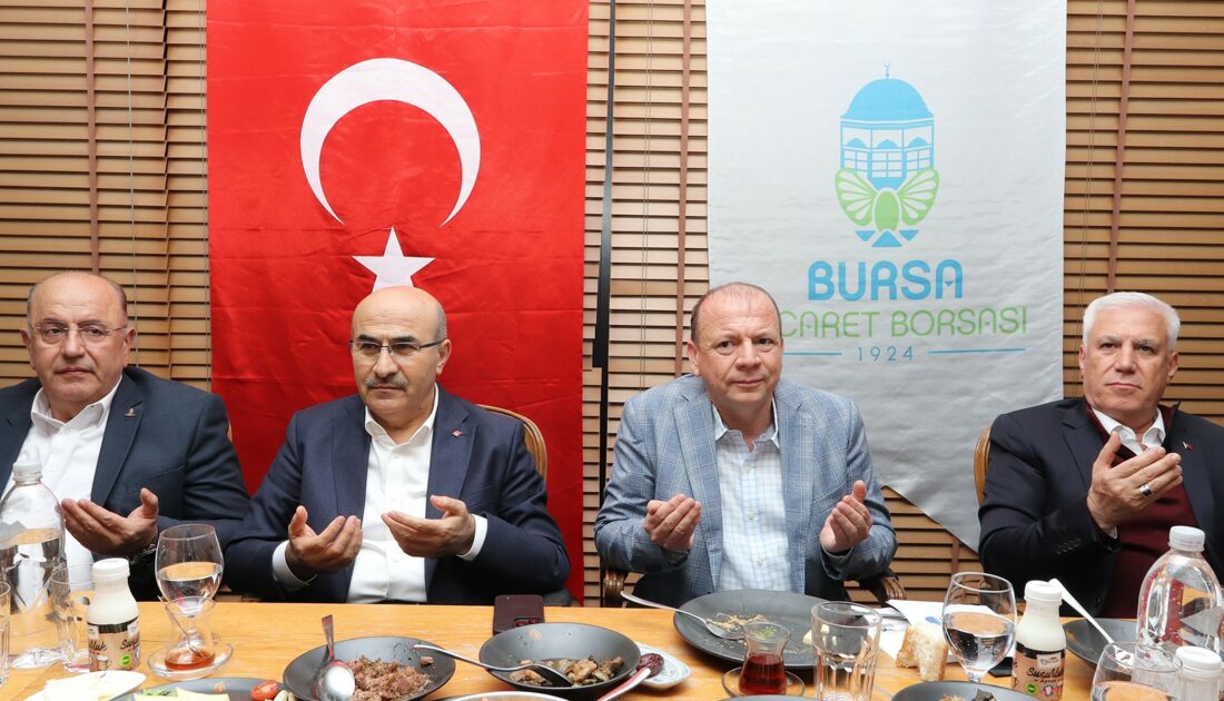 Bursa protokolü, Ticaret Borsası’nın sofrasından buluştu