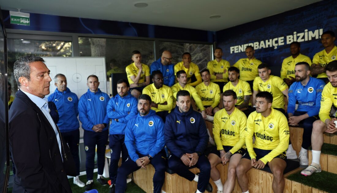Ali Koç, futbolcular ve teknik heyetle bayramlaştı