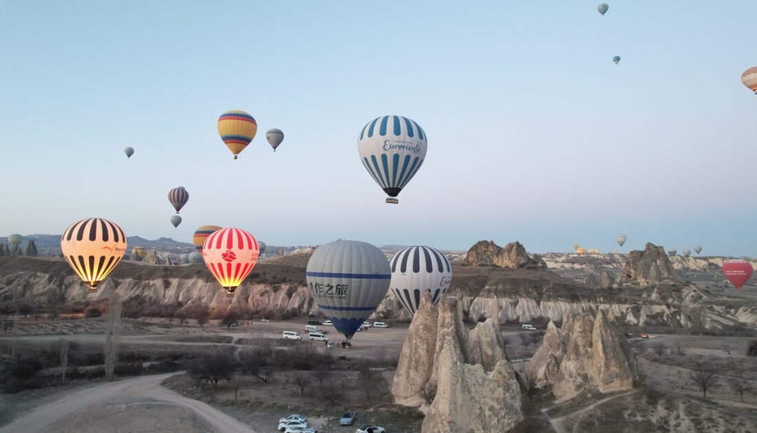 Kapadokya’yı 9 günde 240 bin kişi ziyaret etti