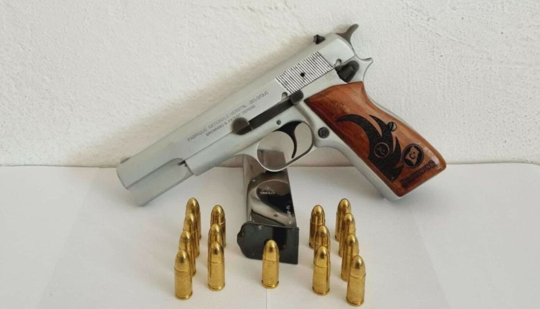 Tekirdağ’da tabancalar ele geçirildi