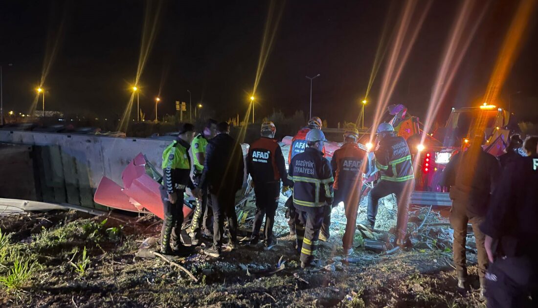 Bozüyük’te trafik kazası: 1 kişi hayatını kaybetti
