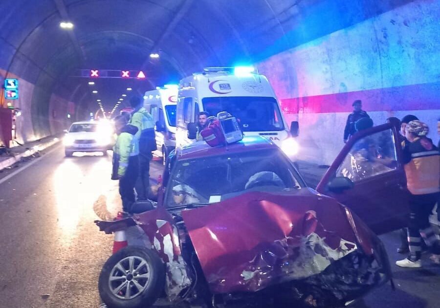 Yeni Zigana Tüneli’nde trafik kazası: 1 ölü