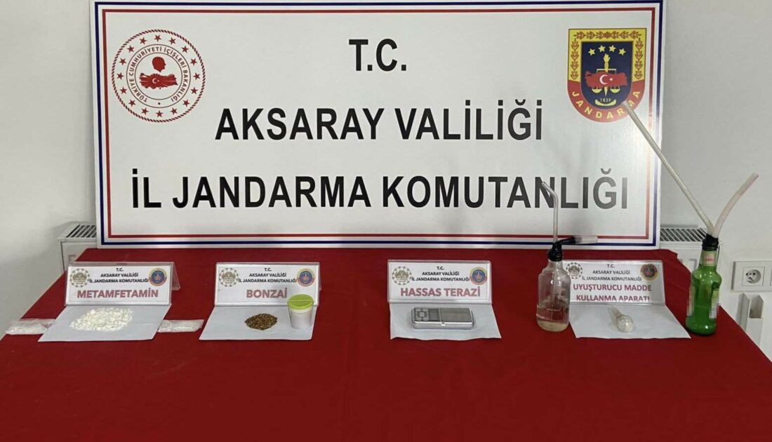 Aksaray jandarmadan uyuşturucu operasyonu: 2 gözaltı, 1 tutuklama Aksaray jandarmadan uyuşturucu operasyonu: 2 gözaltı, 1 tutuklama