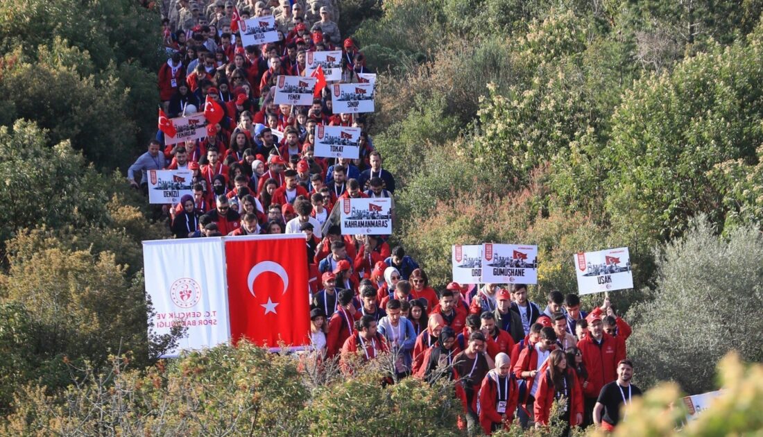 Gençlik ve Spor Bakanlığı’ndan 57. Alay’a vefa yürüyüşü