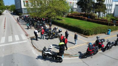 Bursa’da motosikletliler hemofili farkındalık için sürdü